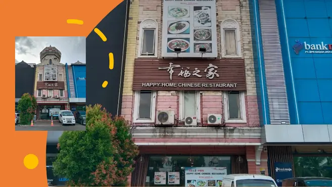 Happy Home Chinese Restaurant Meyajikan makan Chinese